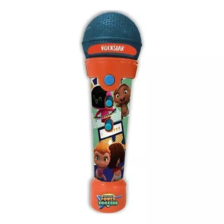 Microfone Infantil Mini Beat Power Rockers Com Luzes