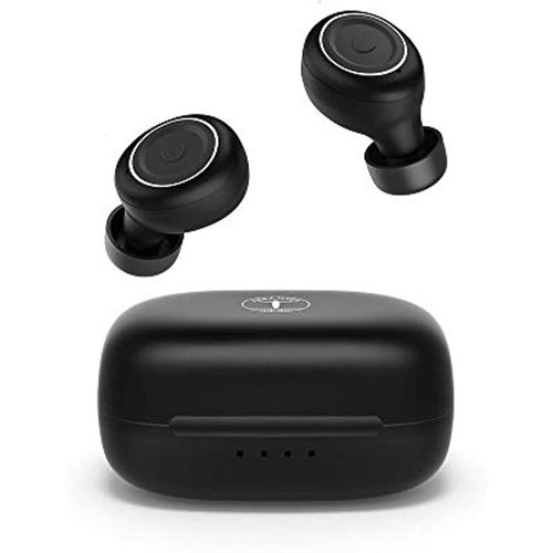 Abramtek Auriculares Inalámbricos Verdaderos Más Pequeños, A Color Black