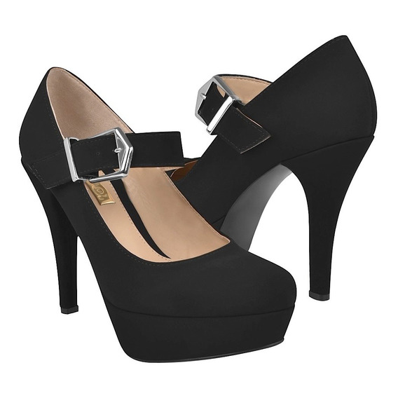 Tacones Casuales Para Dama Stylo 29050 Negro