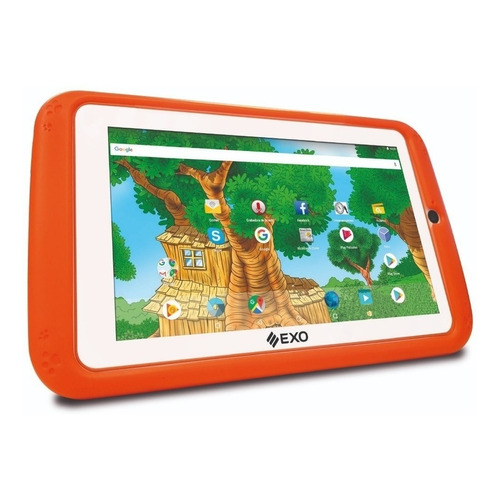 Tablet  EXO Wave I007 Kids 7" 16GB color blanco/naranja y 1GB de memoria RAM