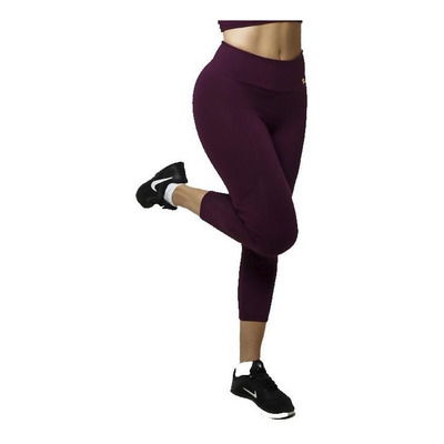 Calça Legging Capri Com Recorte Musculaçao Crossfit Corrida