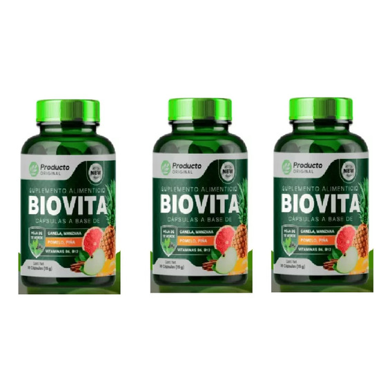 3 Biovita Aceleración Metabolismo 3 Pack 30 Capsulas Sfn