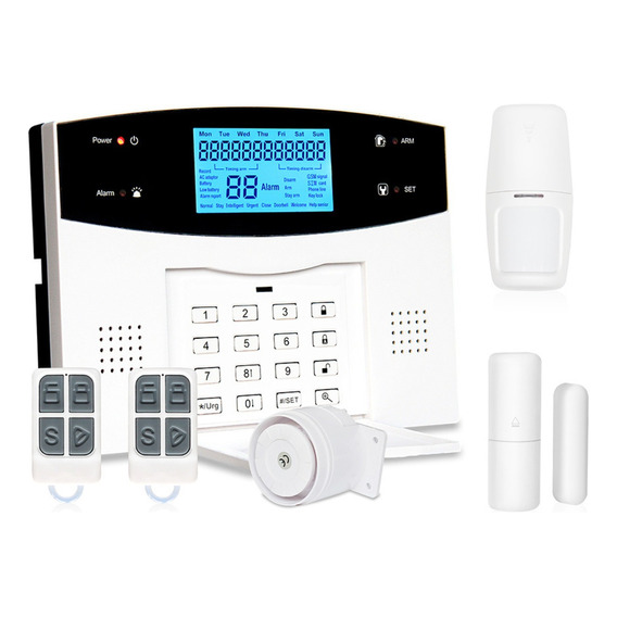 Kit Alarma Domiciliaria Wifi/gsm Only Con 2 Sensores