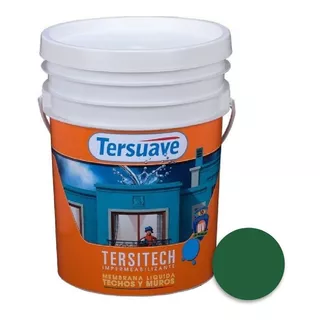 Membrana Liquida Tersitech Tersuave X 10 Kg /color Verde