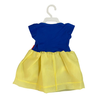 Fantasia Bebe Branca De Neve Vestido Mesversario