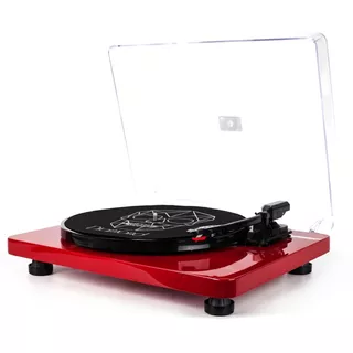 Vitrola Toca Discos Diamond Red Com Software De Gravação