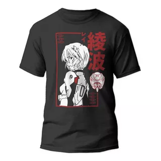 Polera Rei Ayanami Evangelion Anime Otaku Moda Mujer Niña