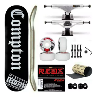 Skate Maple 8.0 Truck Crail 139mm +rodas Moska 53mm Redbones