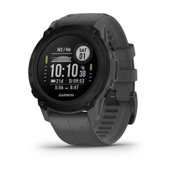 Reloj Buceo Gps Garmin Descent G1 Color De La Caja Negro/gris Color Del Bisel Negro/gris