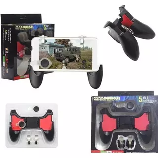 Control Gamepad 5 En 1 Joystick Celular Gatillos Disparo