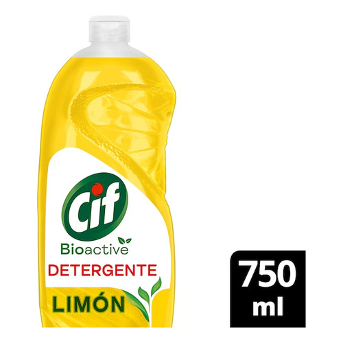 Cif Detergente Bioactive Limon X 750ml