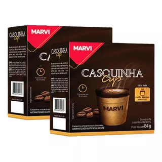 Copo Café Cup Casquinha Comestivel Chocolate Marvi Kit 2 Cx
