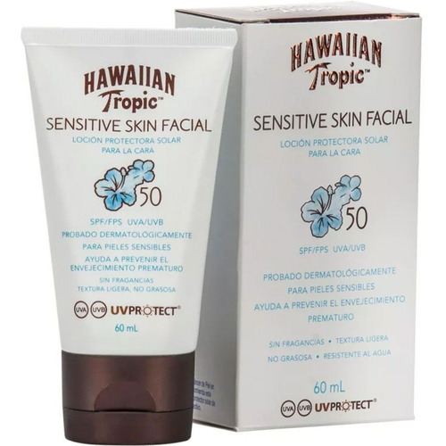Protector  Hawaiian Tropic Facial Fps 50 X 60ml.