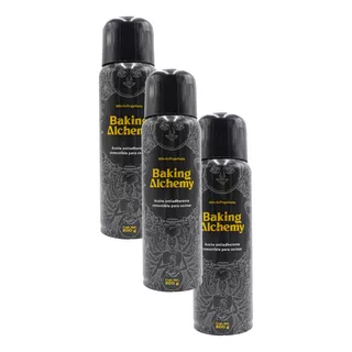 Aceite Antiadherente Spray 200g Baking Alchemy Pack De 3 Pzs