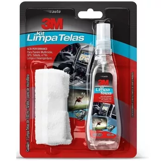 Limpa Celular Smart Tv 100 Ml Com Pano De Microfibra 3m