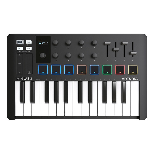 Arturia Minilab 3 Black Controlador Midi 25 Teclas Color Negro