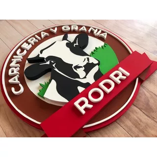 Cartel Logo Redondo  | Full | 58cm Letras Corporeas Polyfan 