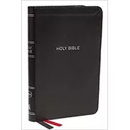 Biblia En Inglés New King James Deluxe Tamaño Compacto Negro