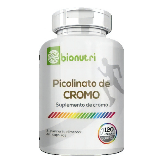 Picolinato de cromo 500 mg 120 cápsulas - Sabor sin sabor Bionutri