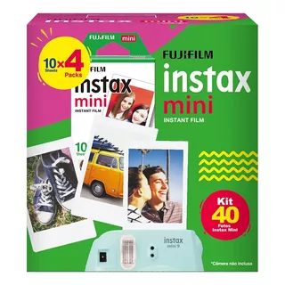 Filme Instax Mini Instantâneo Fujifilm Com 40 Fotos 