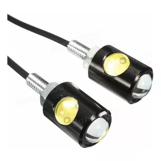 Par Tornillo Led Placa Ojo De Aguila  Para Carro Y Moto 12v