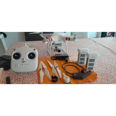 Dji Phantom 3 + Valija + Accesorios 2 Baterías 18 Ciclos