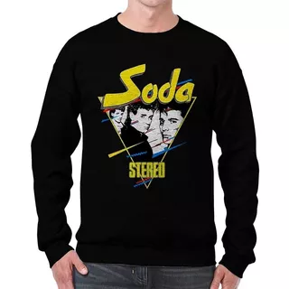 Buzo Hoddie Basico Soda Stereo Rock