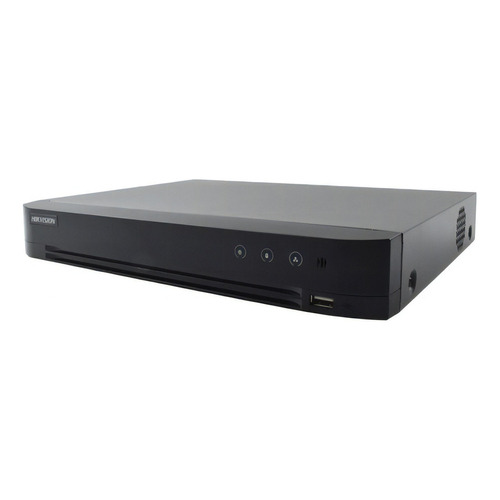 DVR 8 Canales TurboHD + 4 Canales IP IDS-7208HQHI-M1(A)/S(C) 4 MP Lite - 3K Lite Hikvisión DVR de Video Vigilancia Pentahibrido con 1 Bahía de HDD / Acusense Evita Falsas Alarmas