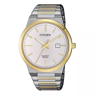 Reloj Hombre Citizen Bi5064-50a Acero Combinado Calendario Color De La Malla Acero Pvd Dorado Color Del Bisel Pvd Dorado Color Del Fondo Plata