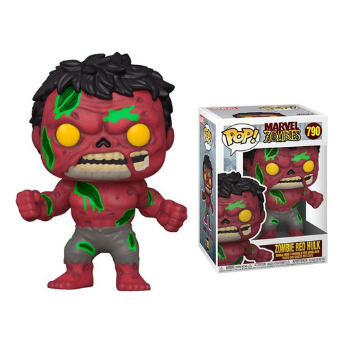 Funko Pop Zombie Red Hulk #790 Marvel Muñeco Juguete Figura