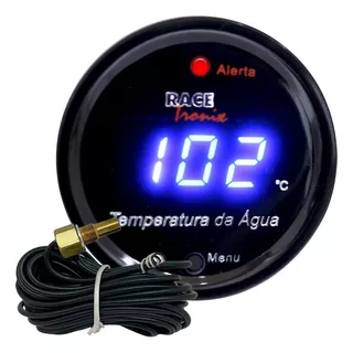 Medidor Temperatura Água Digital Carro Motor + Sensor Fio 6m