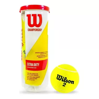 Pelotas Tenis Wilson Championship Extra Duty 3 Undades Tubo