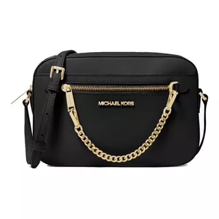 Cartera Crossbody Michael Kors- Jet Set Item LG Chain Black