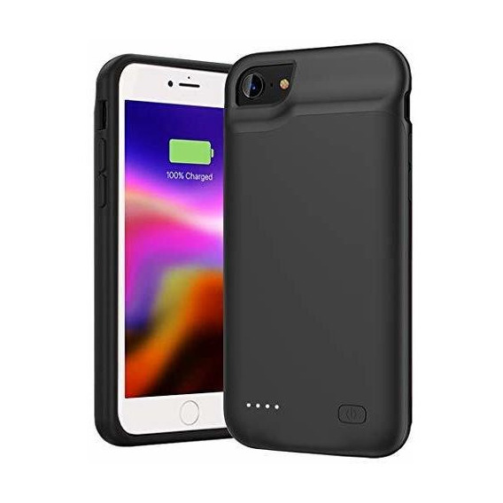 Estuche Con Batería Para iPhone SE 2020 Negra