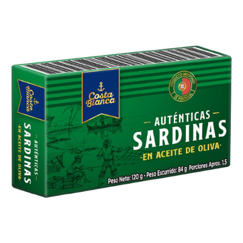 Sardinas Aceite De Oliva 120 Gr - G