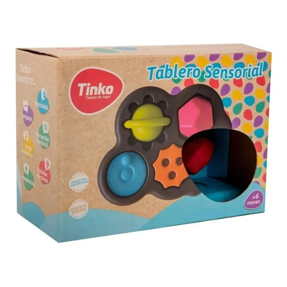 Tablero Sensorial Juego Didactico Para Bebes - Tinko