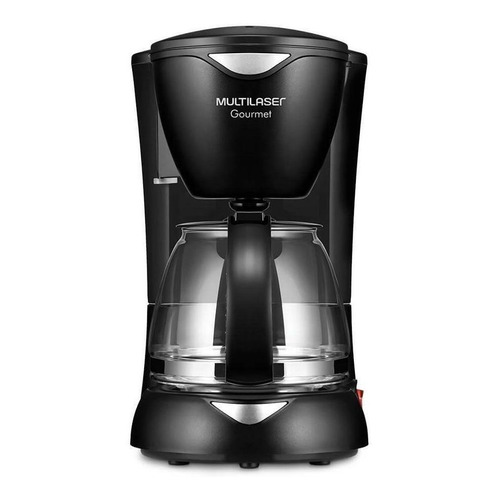 Cafetera Multilaser Gourmet 15 Tazas semi automática negra de filtro 220V