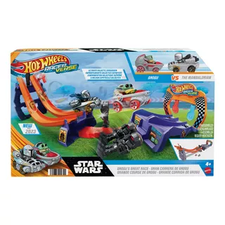 Hot Wheels Racerverse Pista Star Wars Carrera Espacial Color Multicolor