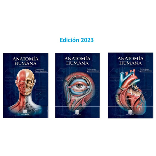Anatomía Humana Tomo 1-3/ Fernando Quiroz Ed Porrúa