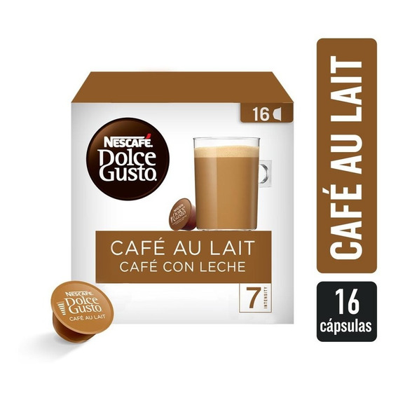 Cápsulas Café Con Leche Aulait Nescafé Dolce Gusto Capsuland