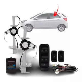 Kit Vidro Elétrico Novo Ford Ka Traseiro 2014 Em Diante