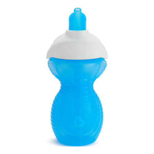 Vaso azul con pajita Munchkin 15424e Click Lock de 266 ml