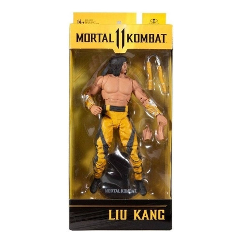 Mortal Kombat 11 Liu Kang Amarillo Figura 18 Cm Mcfarlane