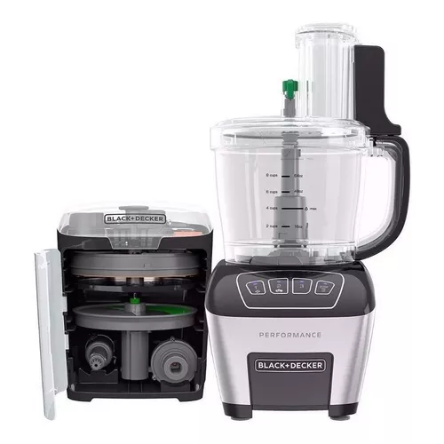 Procesador de alimentos Black+Decker Performance FP6010 800W negra y  plateada 220V - 240V