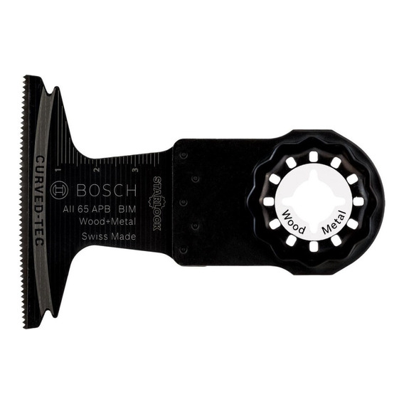 Hoja De Corte Bosch 65mm P/sierra Oscilante P/madera Y Metal