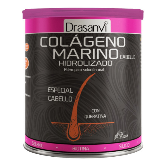 Colageno Marino Con Biotina, Selenio & Silicio 300gramos