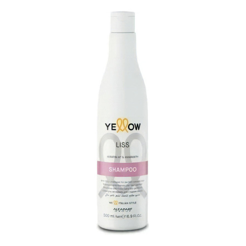 Shampoo Anti Frizz Para Liso Perfecto 500ml Alfaparf Yellow