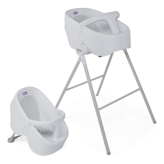 Bañera para bebés Bubble Nest Cool Grey (0 m+ H 12 m), color Chicco White