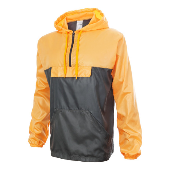 Campera Rompeviento Anorak Impermeable Bolsillo Frontal 