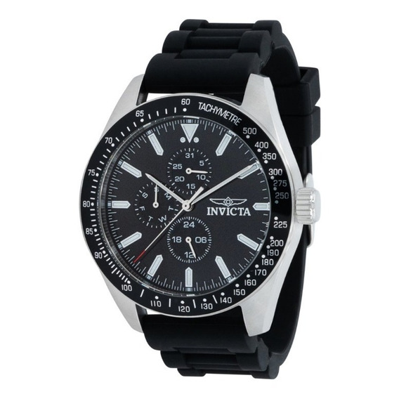 Reloj Invicta Aviator para hombre, 45 mm, negro 38402